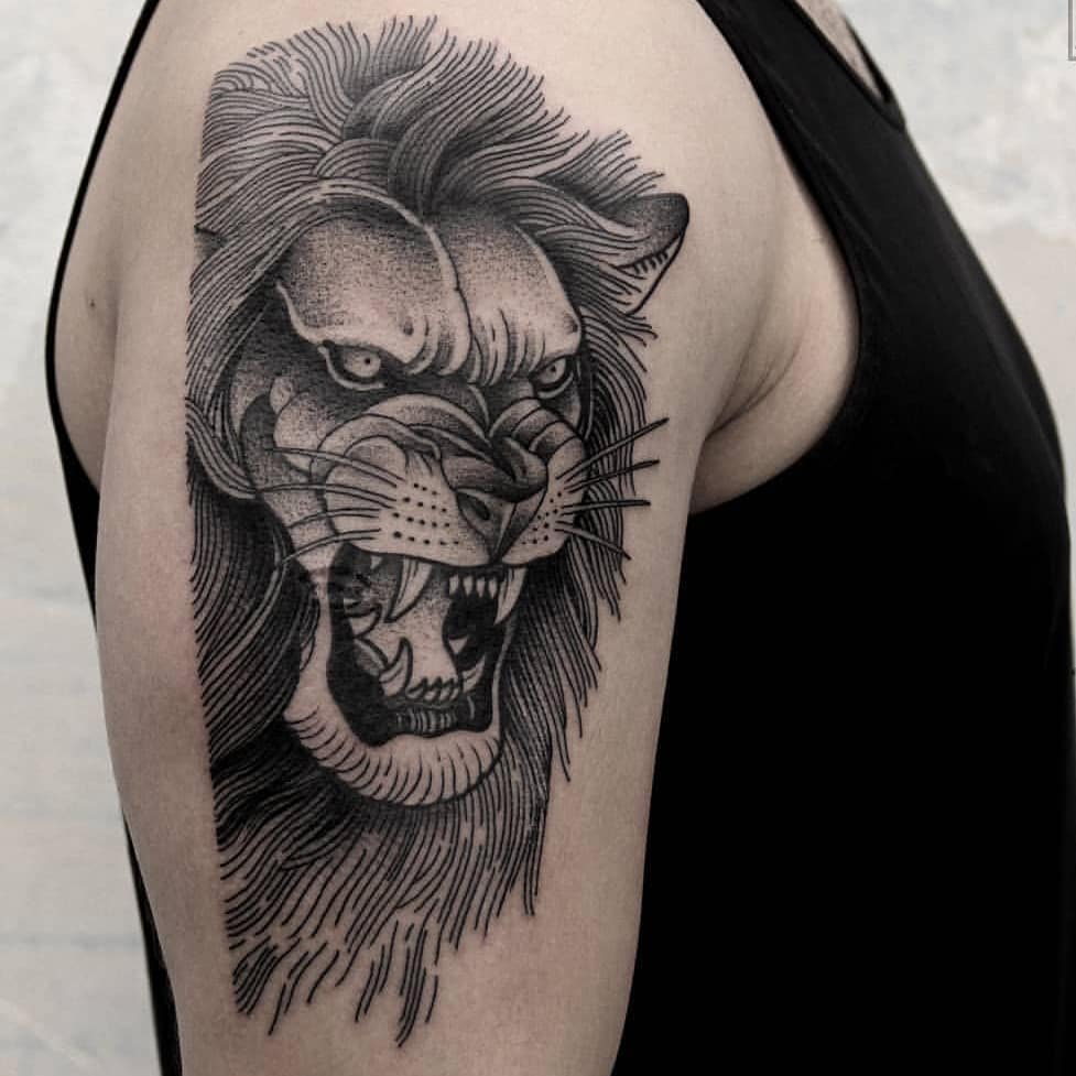 14+ Angry Lion Tattoo Designs & Ideas - PetPress